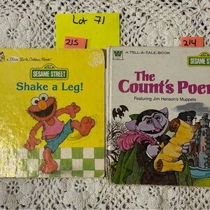 Sesame Street Kids Book Set - Shake a Leg & The Count's Poem
